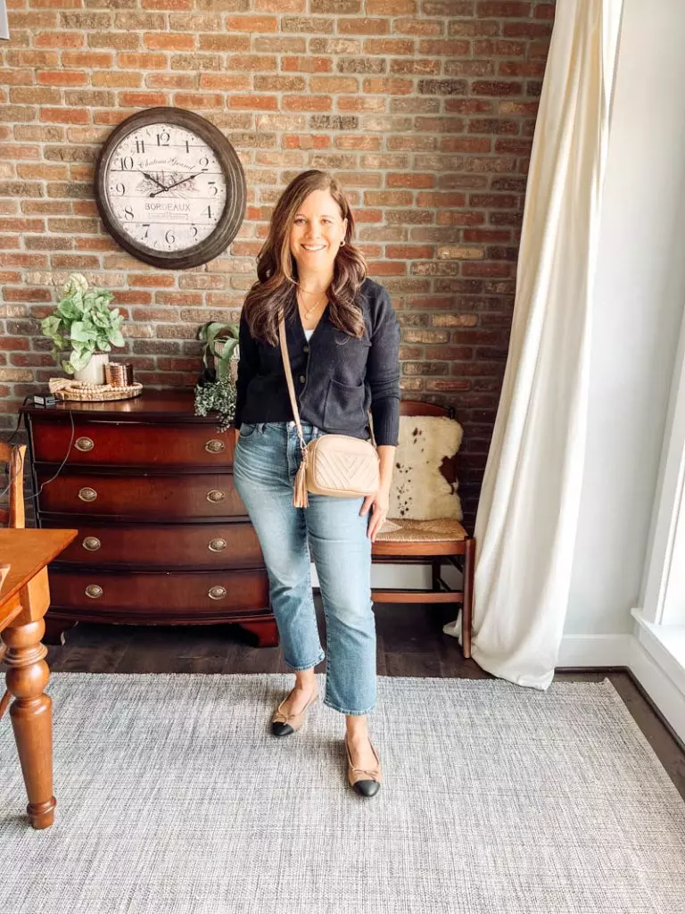 Skinny jeans with Madewell mules