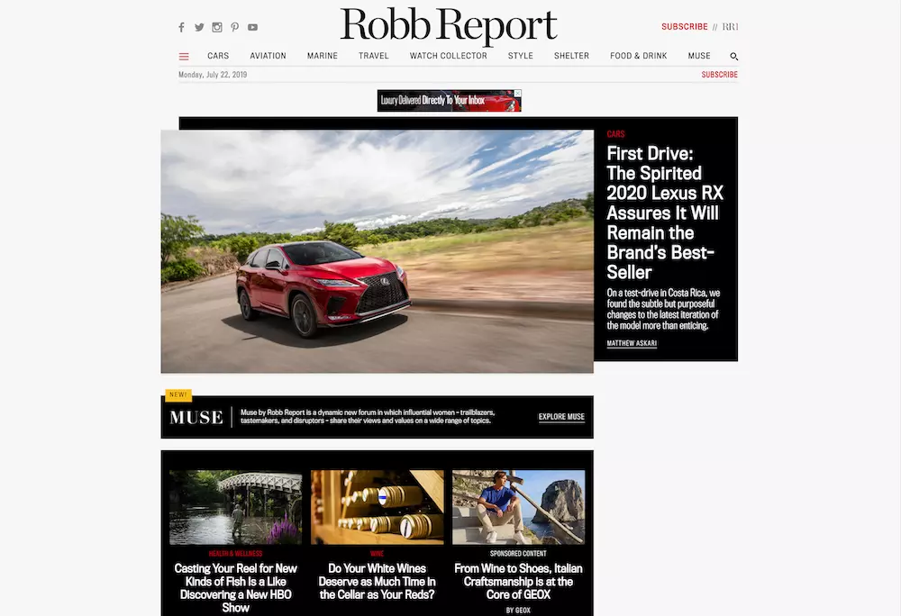 best luxury magazine Robb Report demographics - Luxe Digital