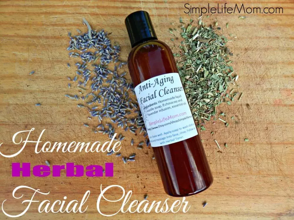 Homemade Herbal Facial Cleanser