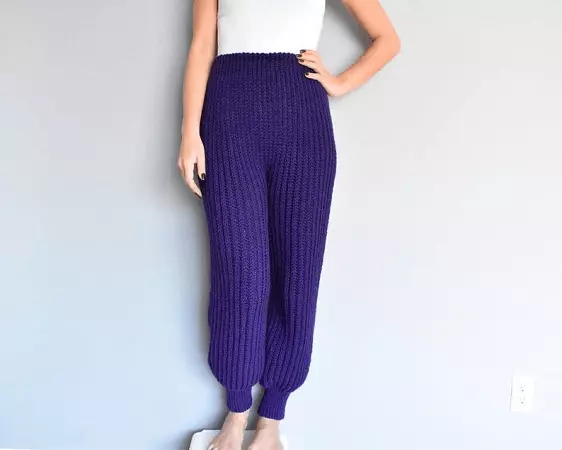 Crochet Cozy Sweatpants Pattern by I Love Tinder Box