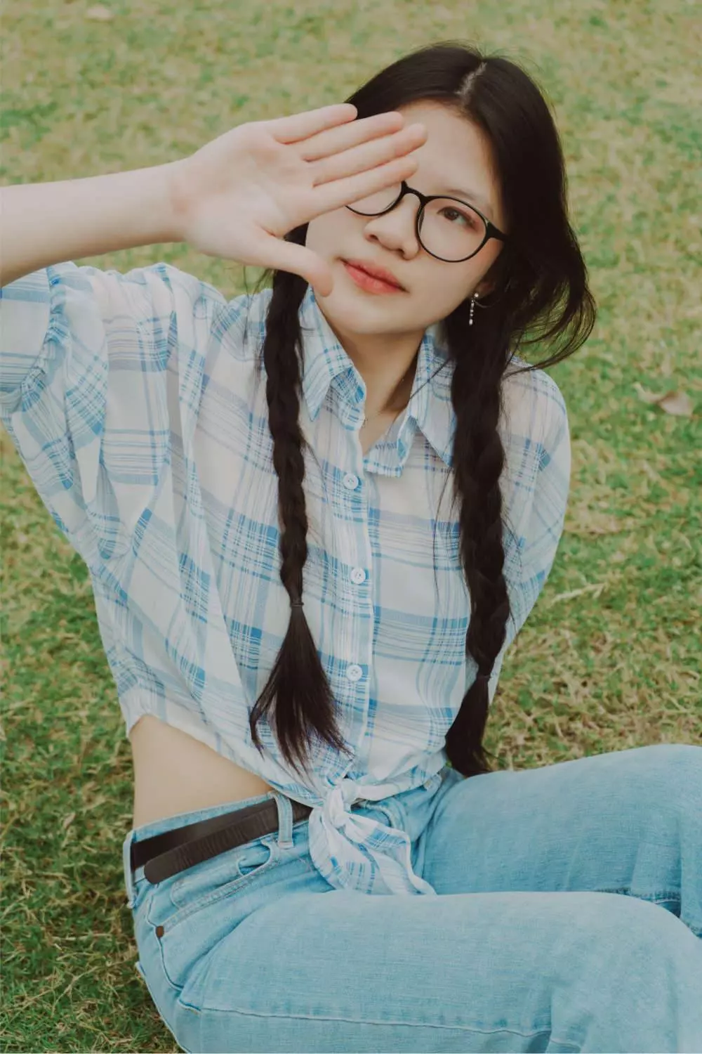 Korean outfit jeans flannel