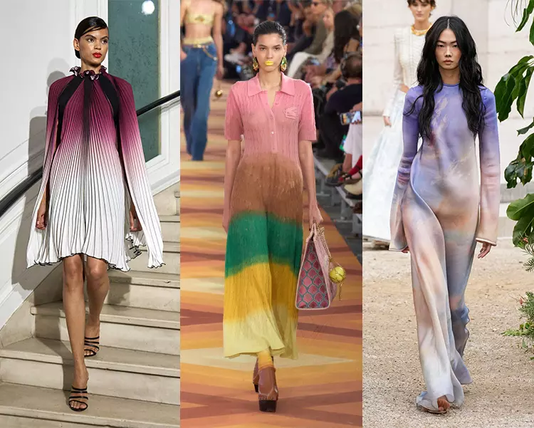 2023 spring trends - Watercolor dresses