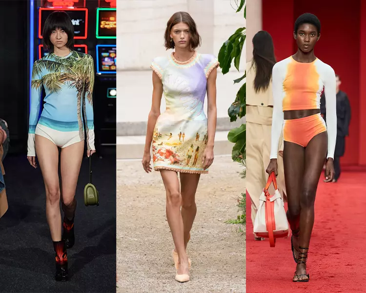 Trends for spring and summer 2023 - Vacation prints on the catwalk