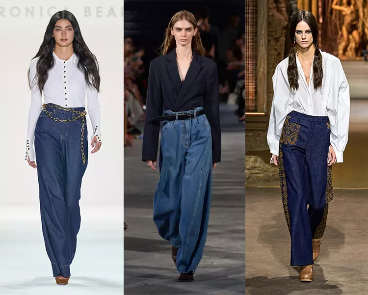 Spring trends - wide jeans