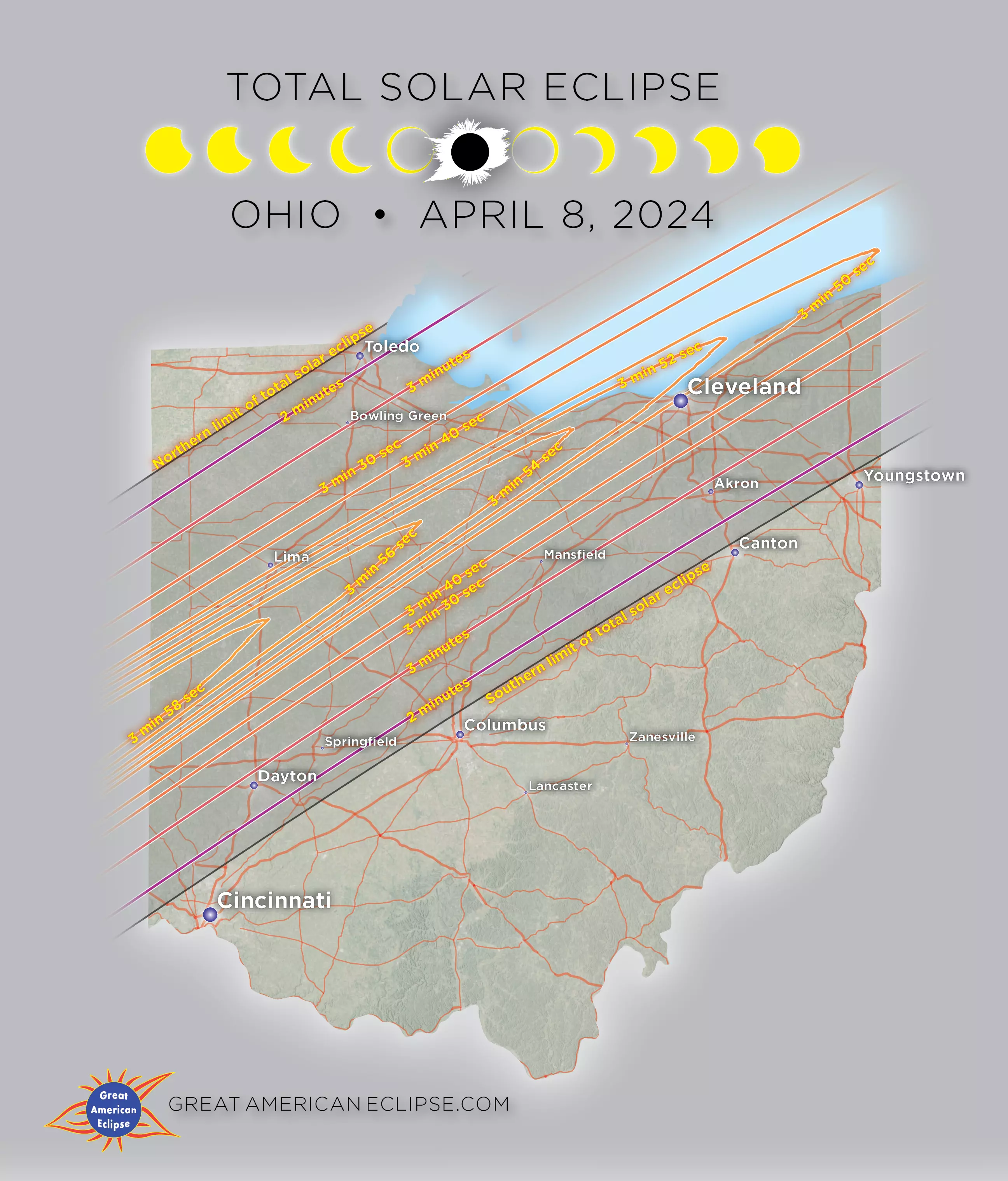 Total solar eclipse in Ohio in 2024 Public events and camping options