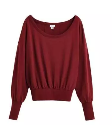 wine colored sweatshirt with balloon sleeves. Perfect Athflow wear
