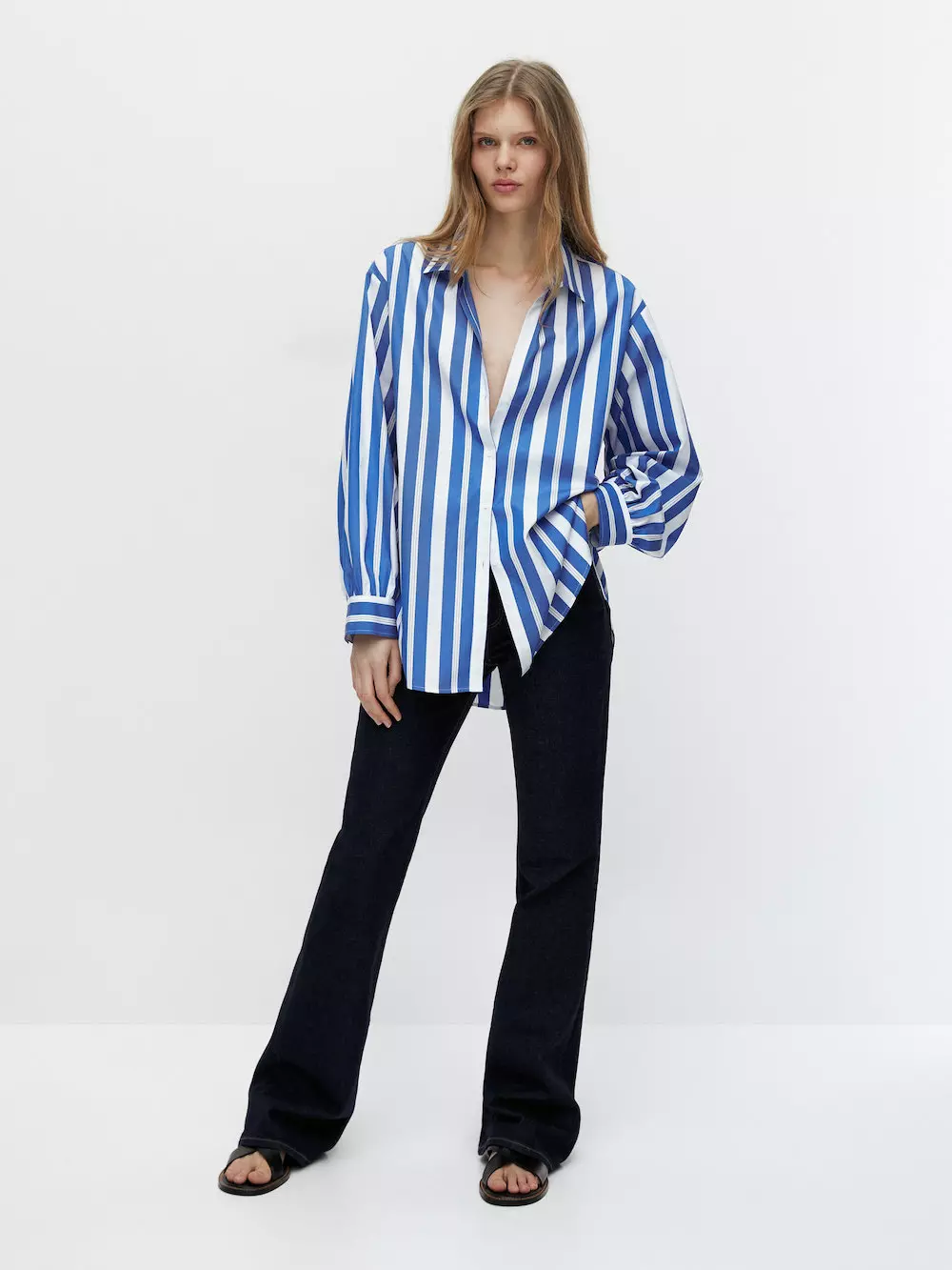 Straight striped jeans, £49.99, Mango - buy now