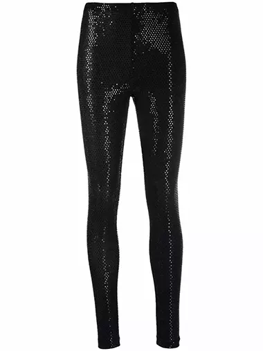 Outerwear for sequin legging outfits