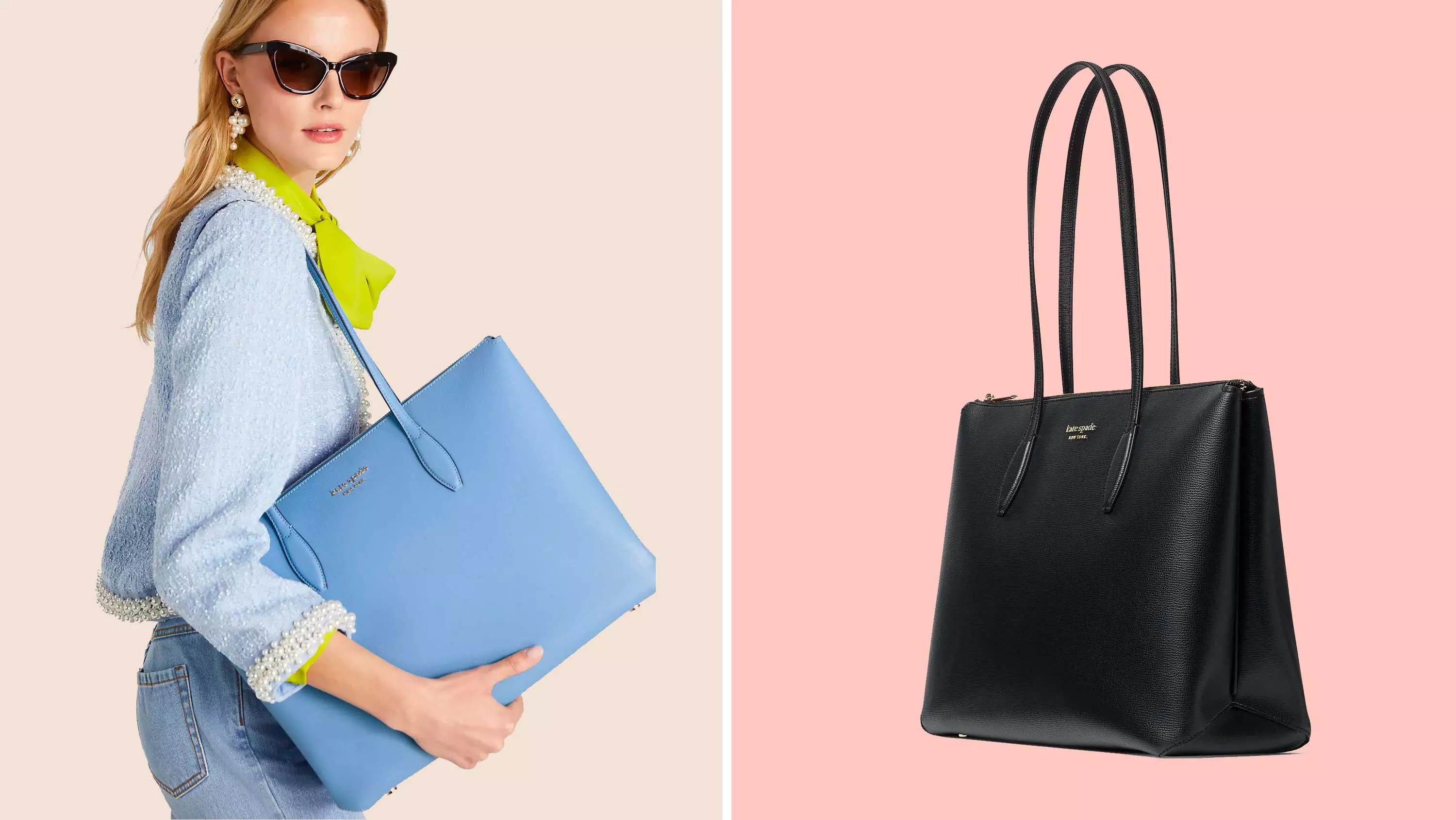 You can fit everything you need in this large Kate Spade tote.