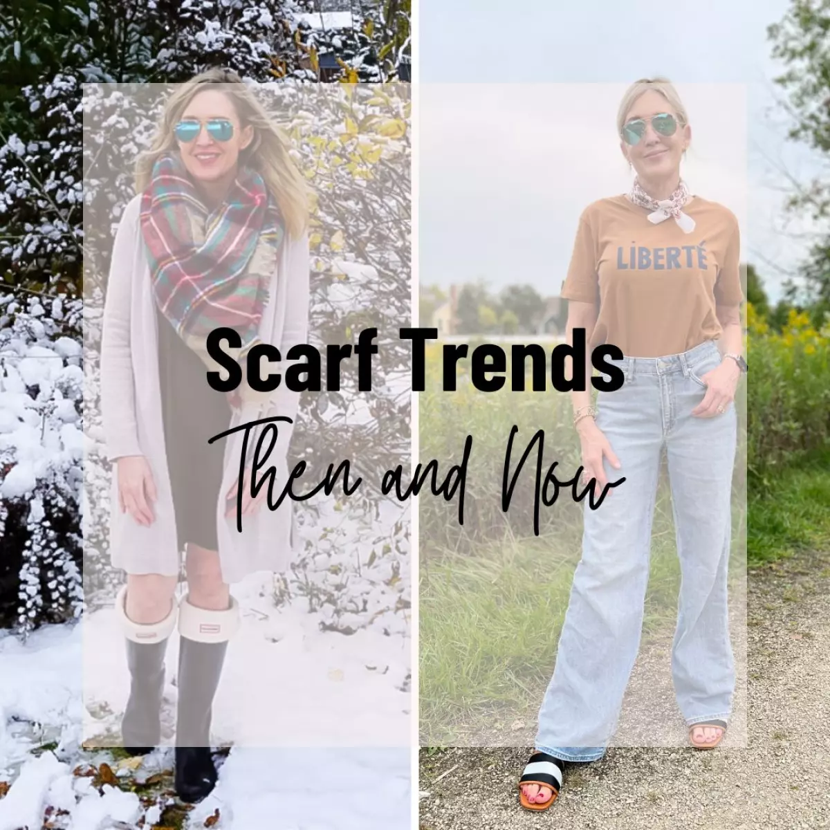 Scarves Trends: Then & Now