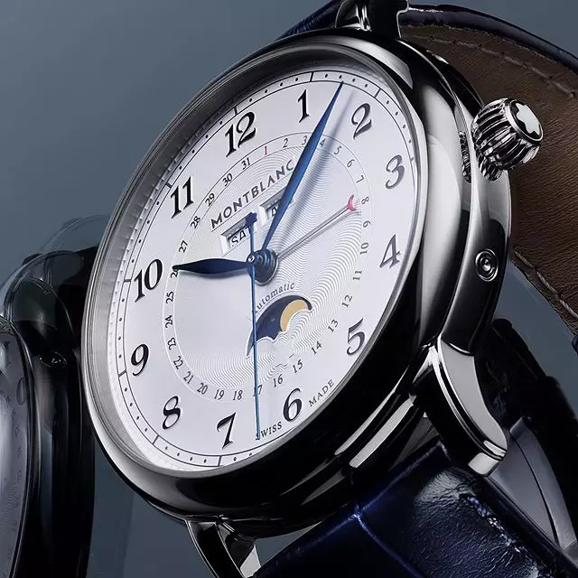 Case and dial of Montblanc Moonphase Automatic Watch