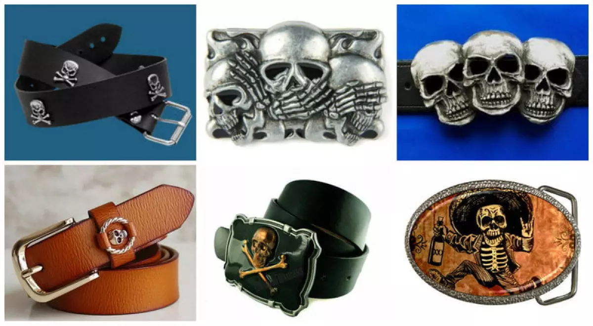 Skull belts are a fun and unexpected accessory