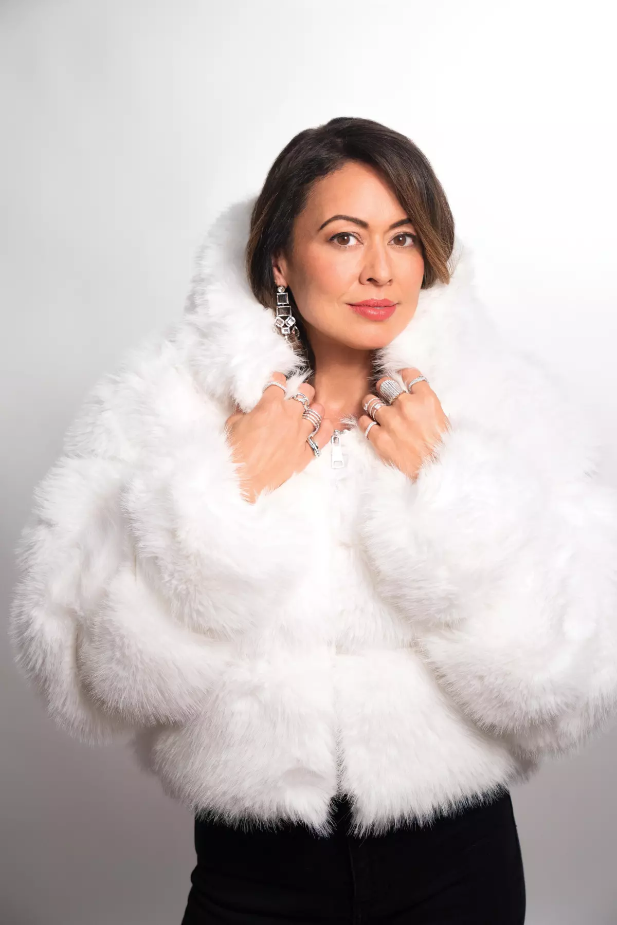 Jewelry designer and owner of Camille Jewelry, Camille Codorniu models her own pieces for (201) Magazine