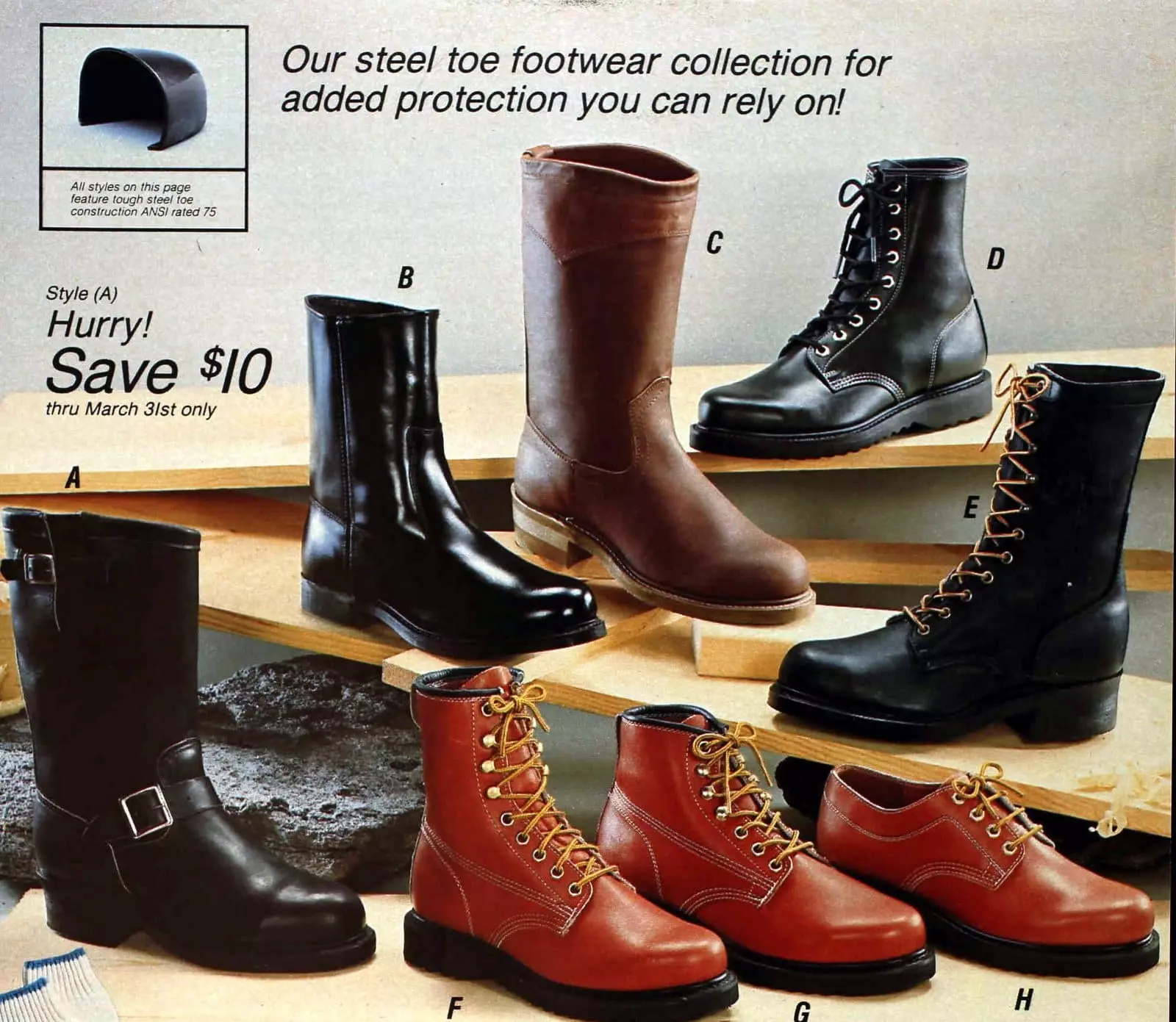 Vintage 80s shoes for men from 1985 (3)