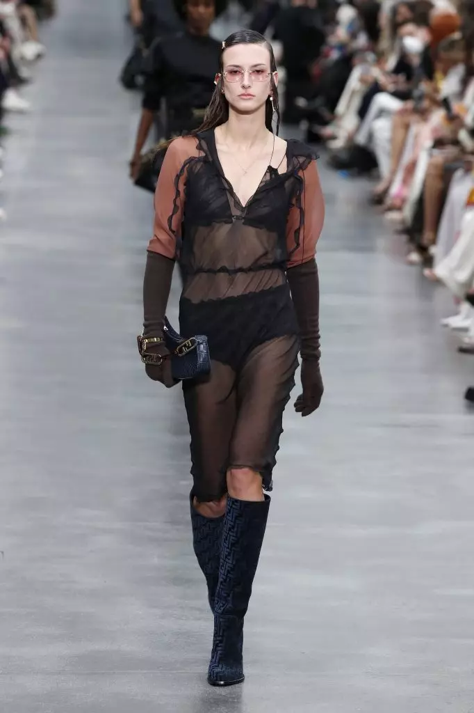 Fendi fashion show during the Milan Fashion Week Fall/Winter 2022/2023