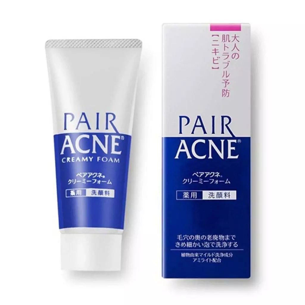 Japanese Face Washes - Pair Acne Creamy Foam Face Cleanser