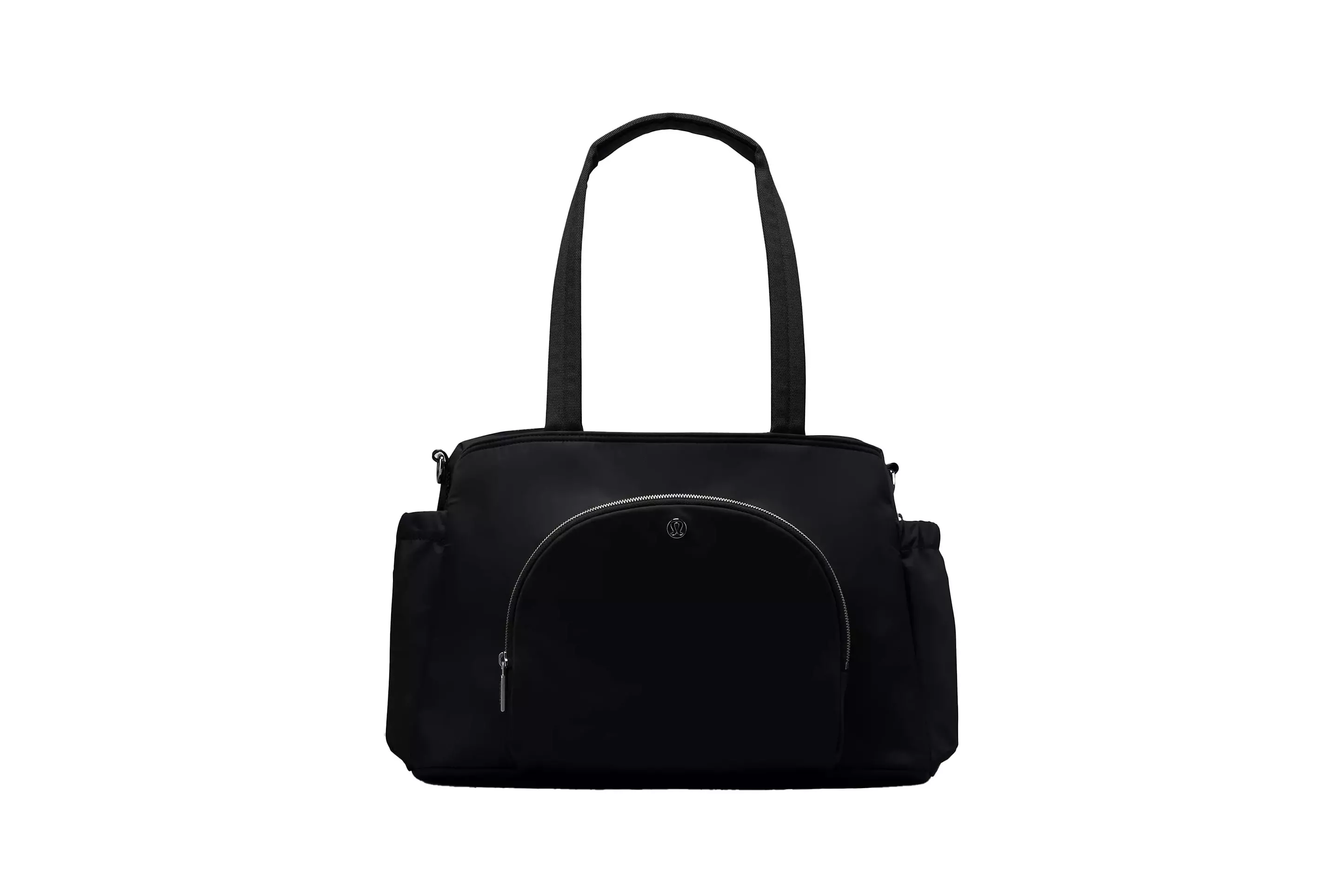 Black bag with handle.