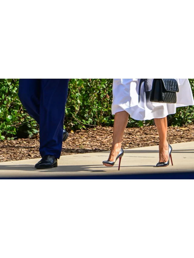   Melania Trump Steps Out in Classic Louboutins for Florida Republican Primary
